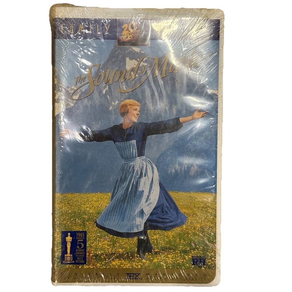 The Sound of Music VHS Video Tape‎ Julie Andrews 1996 Clamshell NEW Sealed